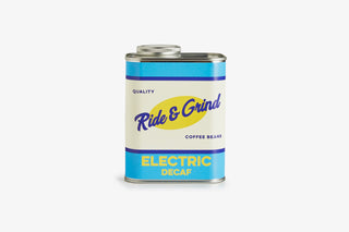Electric Decaf Colombian Whole Coffee Beans Tin 250g – Ride & Grind