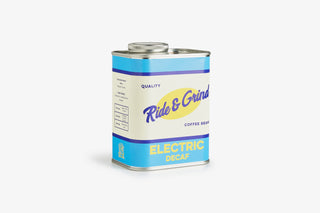 Electric Decaf Colombian Whole Coffee Beans Tin 250g – Ride & Grind