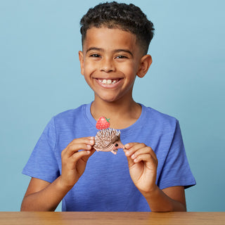 EUGY Hedgehog 3D Craft Kit – Eco Kids Build Toy