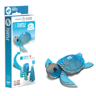 EUGY Turtle 3D Craft Kit – Eco Kids Build Toy