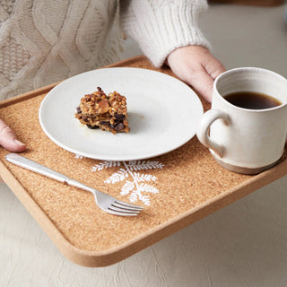 Liga Natural Cork Serving Tray | Sustainable Cork Tray 30cm
