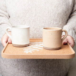 Liga Natural Cork Serving Tray | Sustainable Cork Tray 30cm