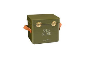Mini seed packet store olive green