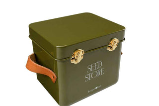 Mini seed packet store olive green