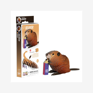 EUGY Beaver 3D Craft Kit – Eco Kids Build Toy