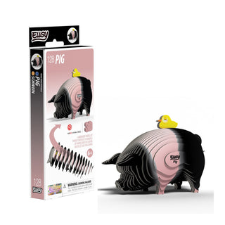 EUGY Pig 3D Craft Kit – Eco Kids Build Toy