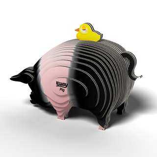 EUGY Pig 3D Craft Kit – Eco Kids Build Toy