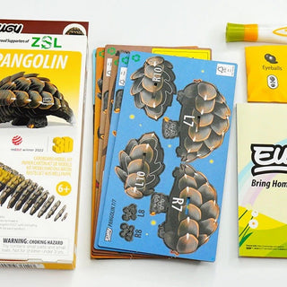 EUGY Pangolin 3D Craft Kit – Eco Kids Build Toy