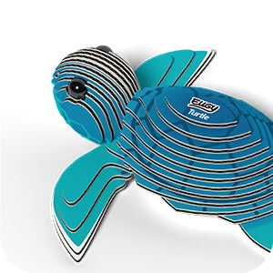 EUGY Turtle 3D Craft Kit – Eco Kids Build Toy