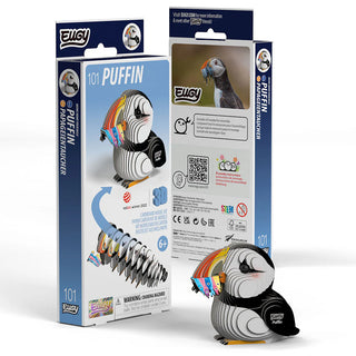 EUGY Puffin 3D Craft Kit – Eco Kids Build Toy