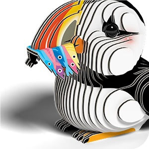 EUGY Puffin 3D Craft Kit – Eco Kids Build Toy