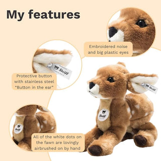 Steiff Romy Fawn Soft Toy 23cm – Plush Deer Teddy for Babies & Children