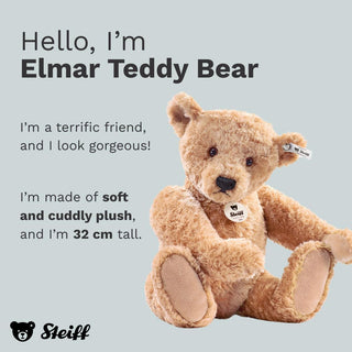 Steiff Elmar Teddy Bear 32cm | Soft Plush Luxury Teddy Gift