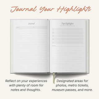 Yop & Tom Travel Journal | Travel Planner & Memory Book