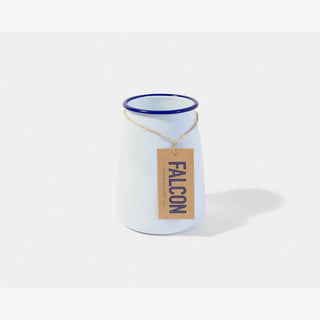 Falcon Enamel Utensil Pot | Kitchen Utensil Holder with Blue Rim