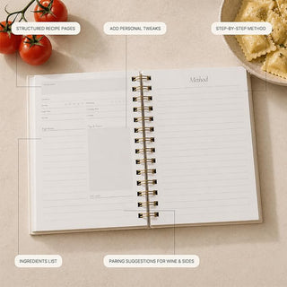 Yop & Tom Recipe Journal | Recipe Book for 150 Recipes
