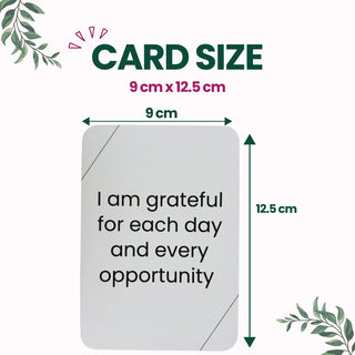 Healing Affirmation Cards – 52 Cards with Wooden Stand