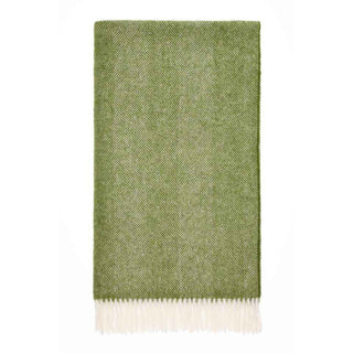 Bronte by Moon Herringbone 100% Pure Wool Throw – Made in Yorkshire