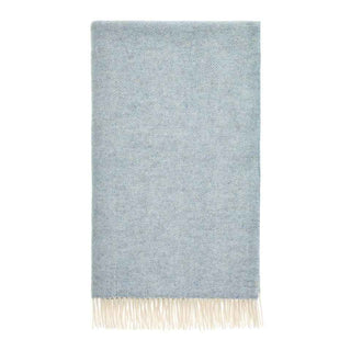 Bronte by Moon Herringbone 100% Pure Wool Throw – Made in Yorkshire