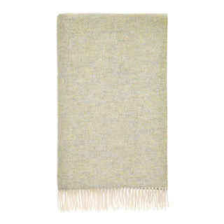 Bronte by Moon Herringbone 100% Pure Wool Throw – Made in Yorkshire