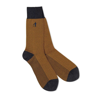 Herringbone Sock Gift Box – Contemporary Colours (3 Pair Size 8-10.5)