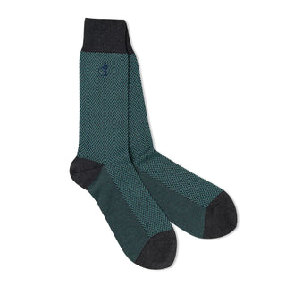 Herringbone Sock Gift Box – Contemporary Colours (3 Pair Size 8-10.5)