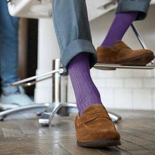 London Sock Company Simply Pastels Cotton Socks 3 Pack (Size M 8-10.5)