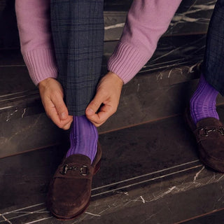 London Sock Company Simply Pastels Cotton Socks 3 Pack (Size M 8-10.5)