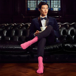 London Sock Company Simply Pastels Cotton Socks 3 Pack (Size M 8-10.5)