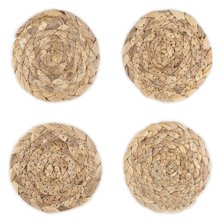 Nkuku Lam Water Hyacinth Coasters – Set of 4