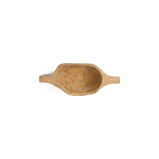Nkuku Naashta Handled Serving Bowl – Natural Mango Wood