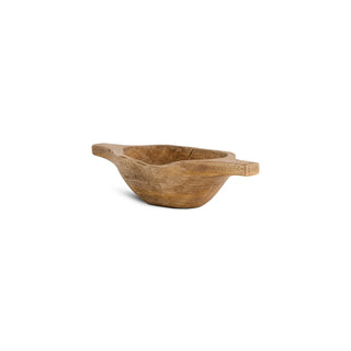 Nkuku Naashta Handled Serving Bowl – Natural Mango Wood