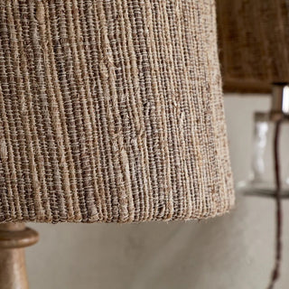 Nkuku Nadee Banana Leaf Lampshade – Natural, Medium 30.5 x 30.5cm