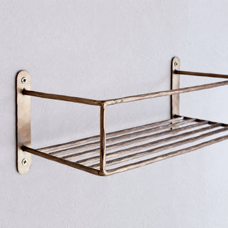 Nkuku Olani Bathroom Shelf – Antique Brass
