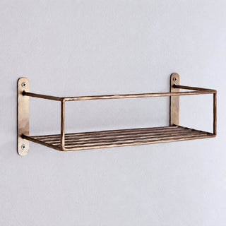 Nkuku Olani Bathroom Shelf – Antique Brass