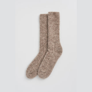 Pairs Alpaca Bed Socks Gift Set – 3 Pairs in Pink, Grey & Beige