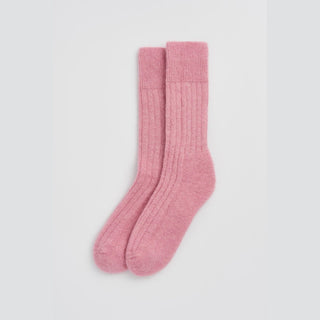 Pairs Alpaca Bed Socks Gift Set – 3 Pairs in Pink, Grey & Beige