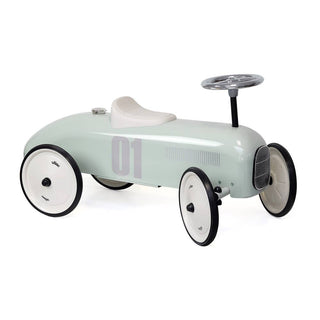 Vilac Vintage Metal Ride-On Car – Pale Sage