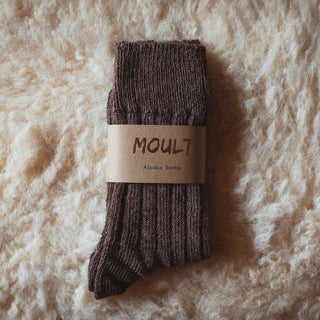 Alpaca Bed Socks - Adult - Pangolins