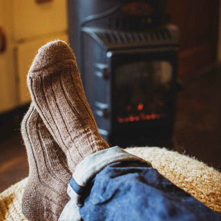 Alpaca Bed Socks - Adult - Pangolins