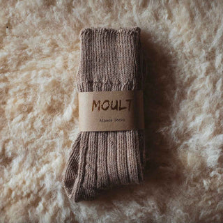 Alpaca Bed Socks - Adult - Pangolins