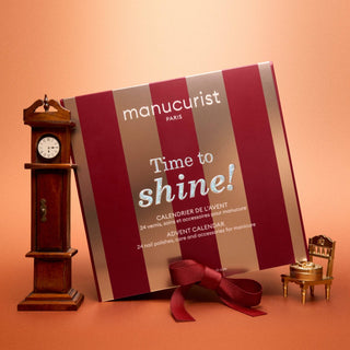 Manucurist Time to Shine Advent Calendar – 24 Full-Size Nail Polish, Care & Accessories worth £312