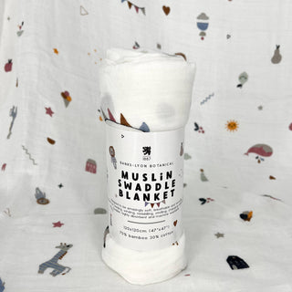 Baby Bamboo Swaddle Blanket - Pangolins