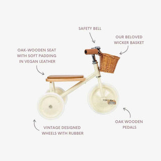 Banwood Trike – A Timeless, Scandinavian - Inspired Children’s Tricycle - Pangolins