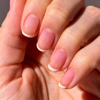 Manucurist French Manicure Kit – Active Glow Raspberry, Green Crème Polish, Mani Stamper & Top Coat