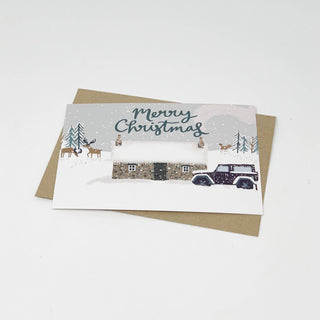 Bothy in the Snow Merry Christmas Card Pack - Pangolins