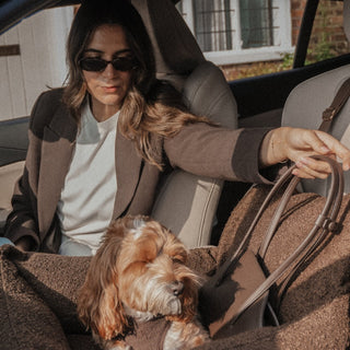 By Teddy Bouclé Dog Car Seat, Travel Bed & Carry Bag
