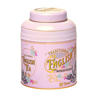 Vintage Victorian Tea Caddy – Rose Pink (80 Teabags)