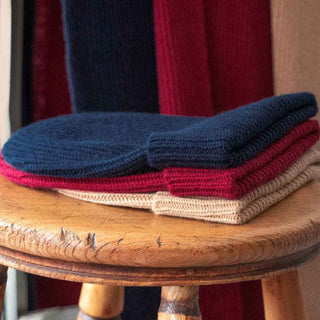 Cashmere Knitted Beanie - Pangolins