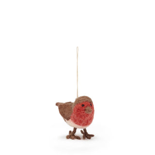 Felt Robin Bauble – Sustainable Handmade Christmas Decoration